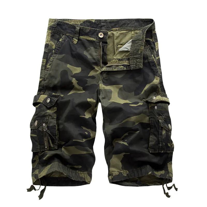 Men's Summer Loose Casual Straight Fit Camouflage Shorts