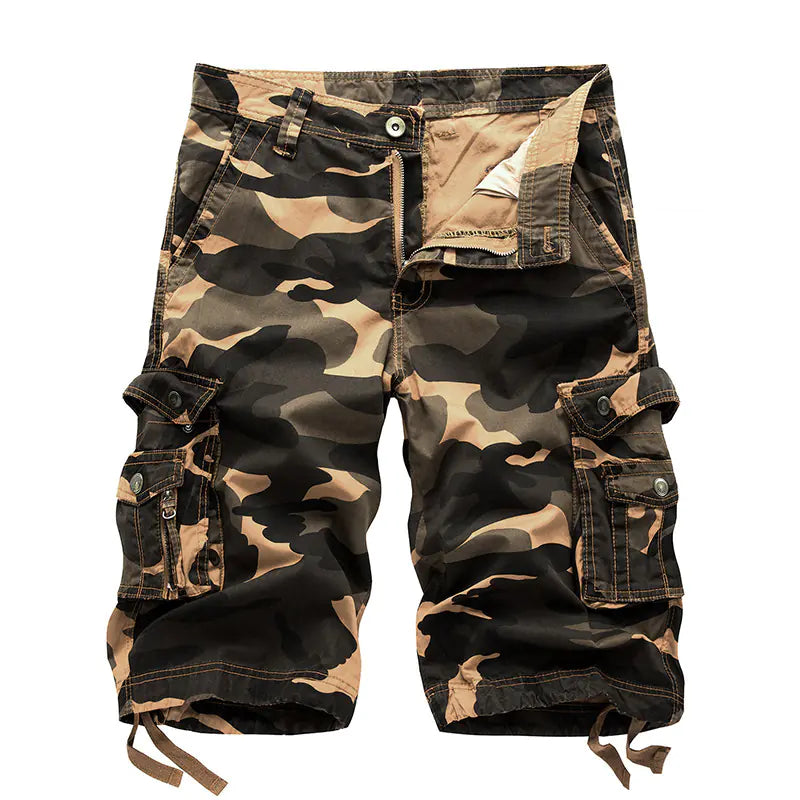 Men's Summer Loose Casual Straight Fit Camouflage Shorts