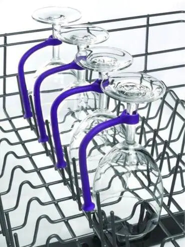 Silicone Wine Glass Holder and Stabilizer Rack