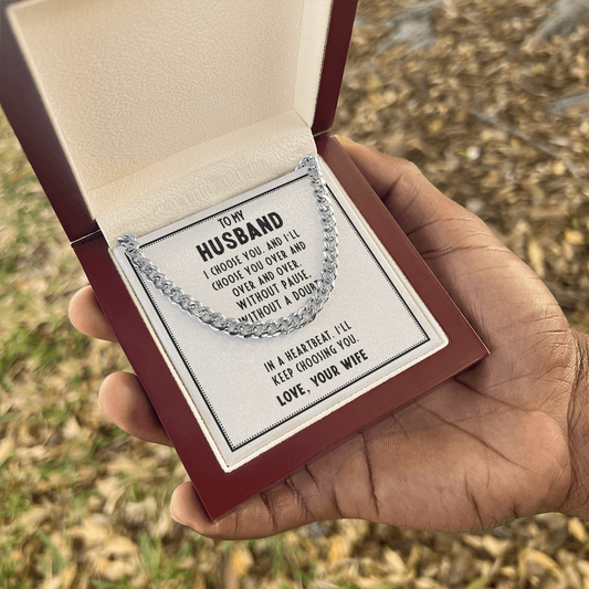 To My Husband - I Choose You Chain