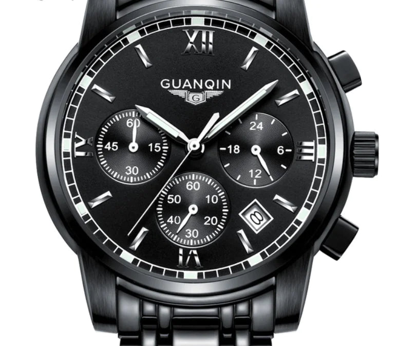 Luminous Steel Band Outdoor Sports Watch