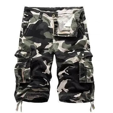 Men's Summer Loose Casual Straight Fit Camouflage Shorts