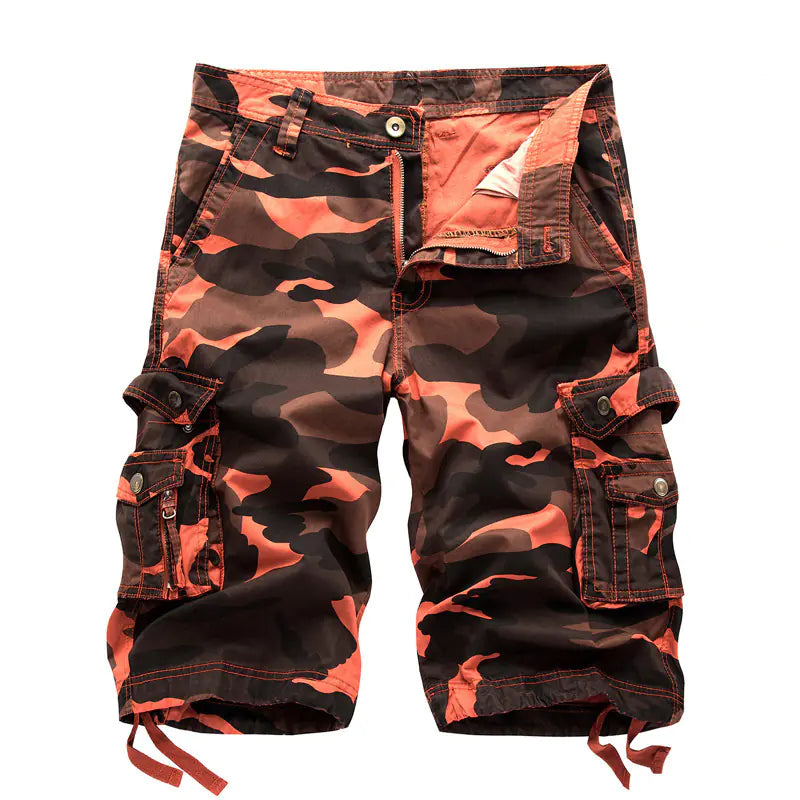 Men's Summer Loose Casual Straight Fit Camouflage Shorts